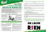 NAO 2026 LES ADHÉRENT-E-S ONT TRANCHÉ SUD-RAIL NE SIGNERA PAS